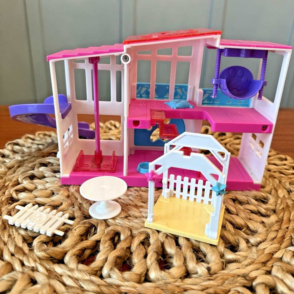 Barbie Pet Care Puppy Playhouse –‎ Slide, Elevator, Swing, Patio Fence, Table